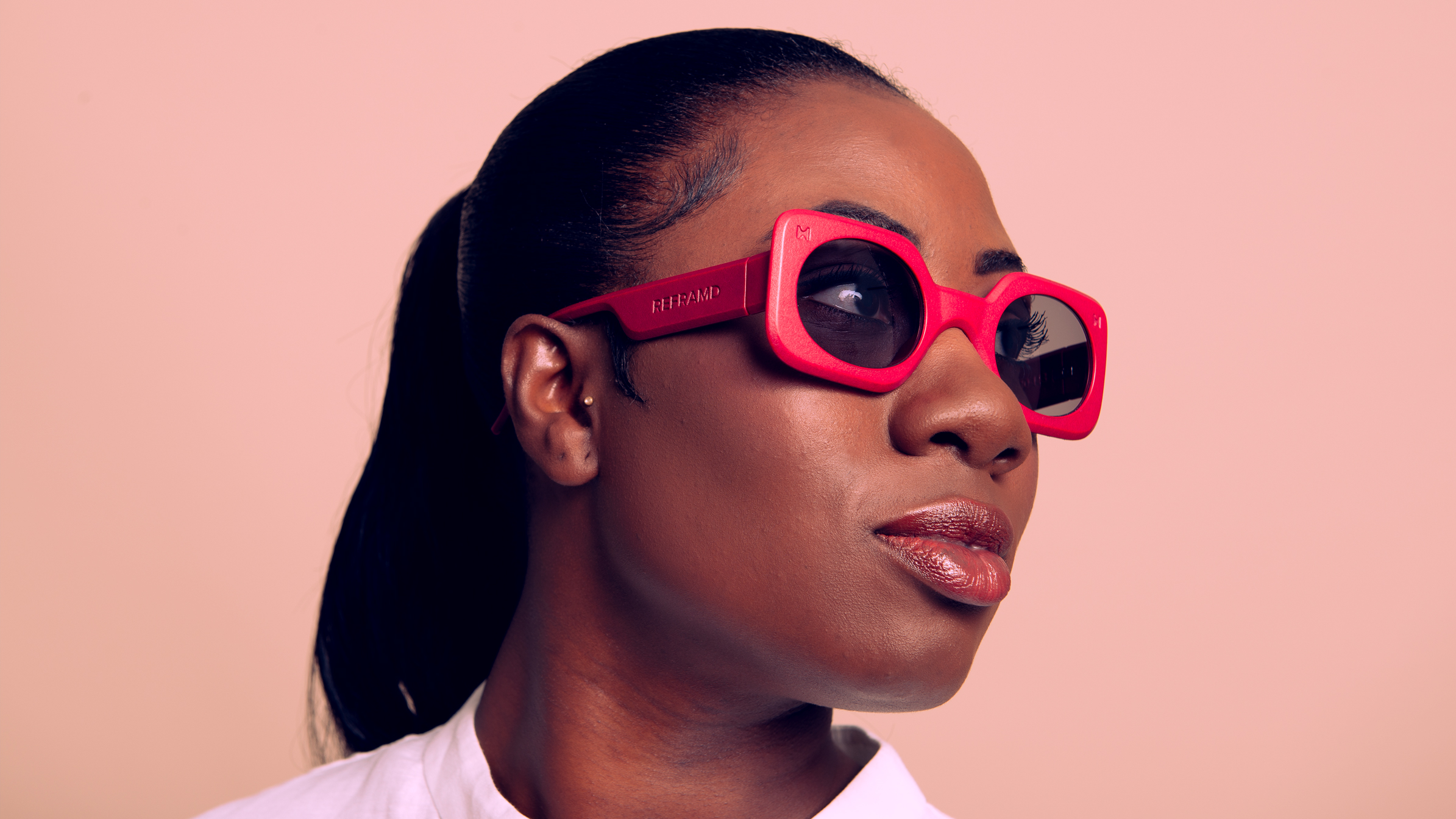 REFRAMD Butterfly sunglasses in red